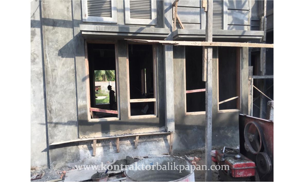 Jasa Desain Bangun Rumah 2 Lantai dan Pool Mr.Christian J Telindung - Arsitek Kontraktor Balikpapan 02