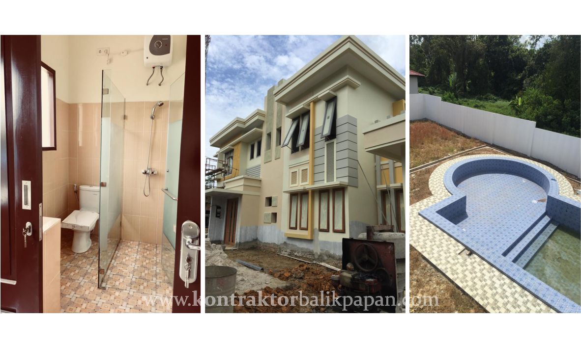 Jasa Desain Bangun Rumah 2 Lantai dan Pool Mr.Christian J Telindung - Arsitek Kontraktor Balikpapan 06