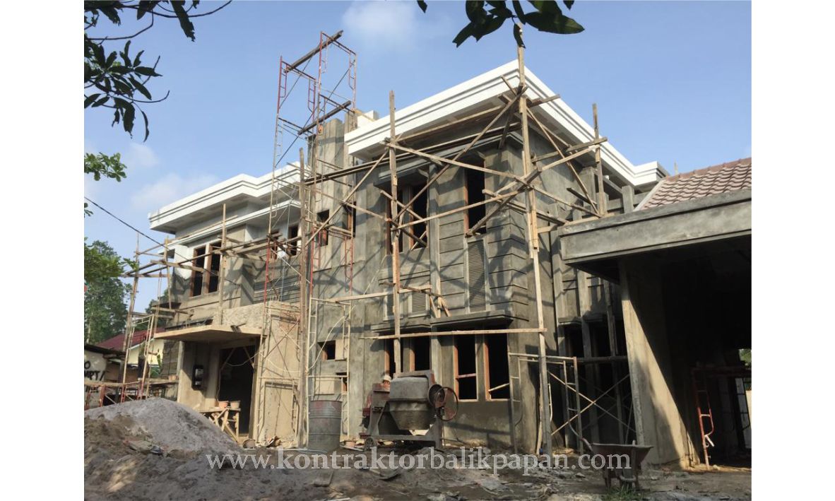 Jasa Desain Bangun Rumah 2 Lantai dan Pool Mr.Christian J Telindung - Arsitek Kontraktor Balikpapan 12