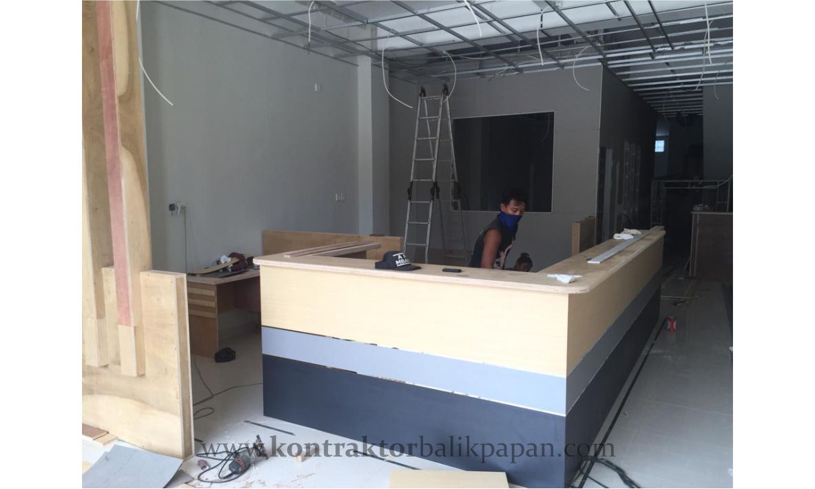 Jasa Desain Interior Pelaksanaan Kantor Bp.Hangky Ribowo - Arsitek Kontraktor Balikpapan 11