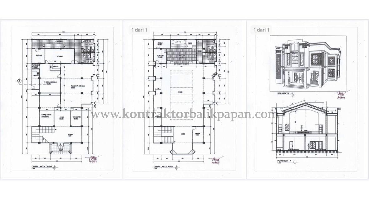 Jasa Redesain Aula Sekolah SD-SMP St.Theresia - Arsitek Kontraktor Balikpapan 04